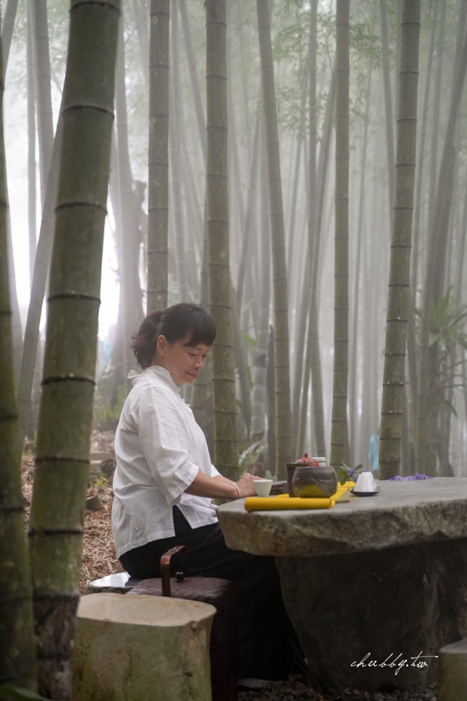 嘉義梅山景點推薦｜瑞里綠色隧道茶席體驗｜原始竹林裡的茶席饗宴