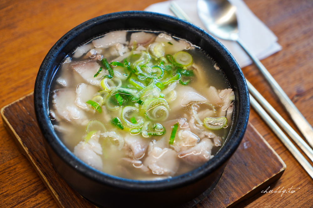 豬肉湯飯 10,000₩