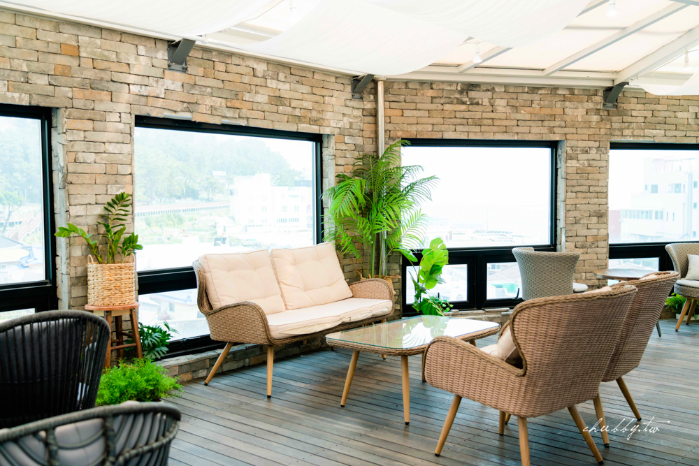 青沙浦屋頂咖啡廳青沙森林 Cheongsa Foret Cafe(청사포레),絕美海景咖啡廳空間非常舒適