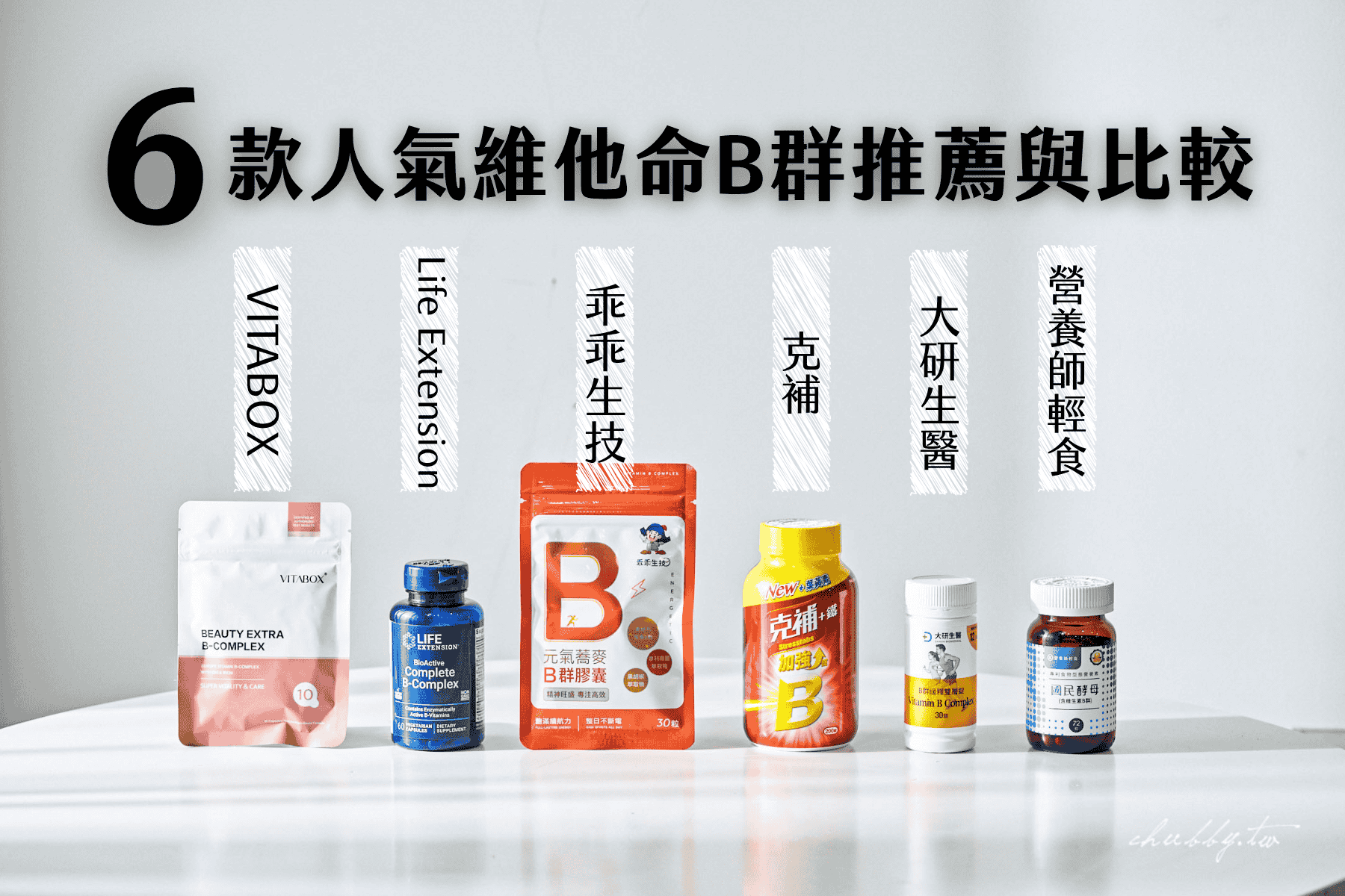 2025最新!實測6款人氣維他命B群推薦與比較,最推薦這一款! 2025最新!實測6款人氣維他命B群推薦與比較,最推薦這一款!
