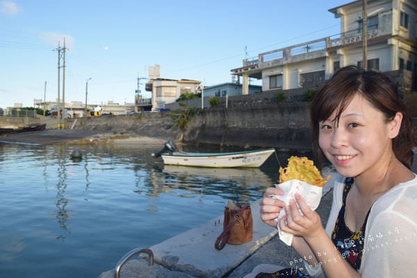 │2017沖繩自由行-Day4│中集：新原海灘 / 奧武島-中本鮮魚店好吃天婦羅 / 奧武島拍照秘境